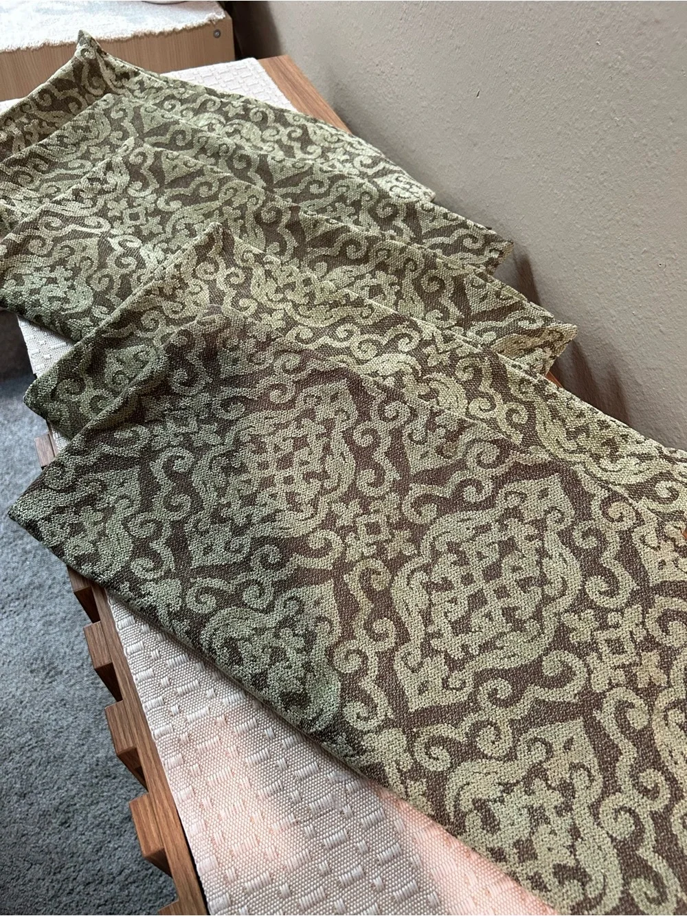 Restoration Hardware Set of Five Decorative Pillow Shams 18x18”
